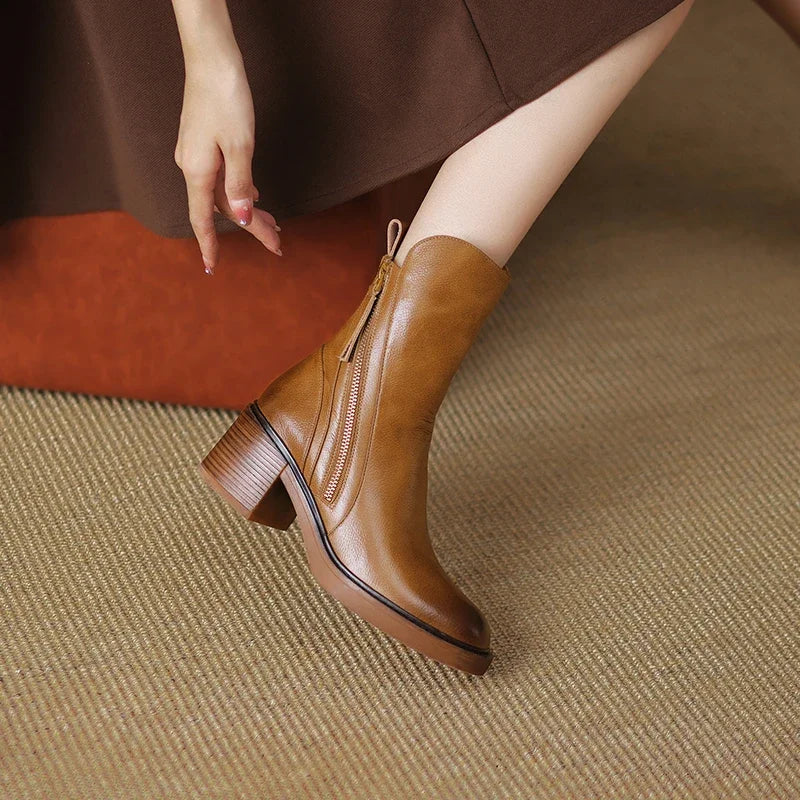 Klara™ – Bottines en cuir