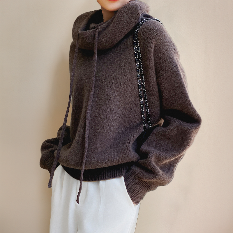 Doris™ - Pull à col roulé en laine mérinos