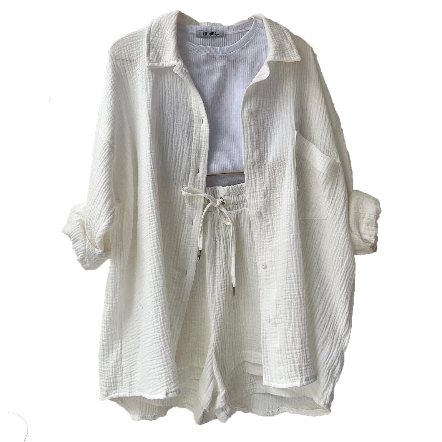 Emily™ - Ensemble de Loungewear en Coton Décontracté
