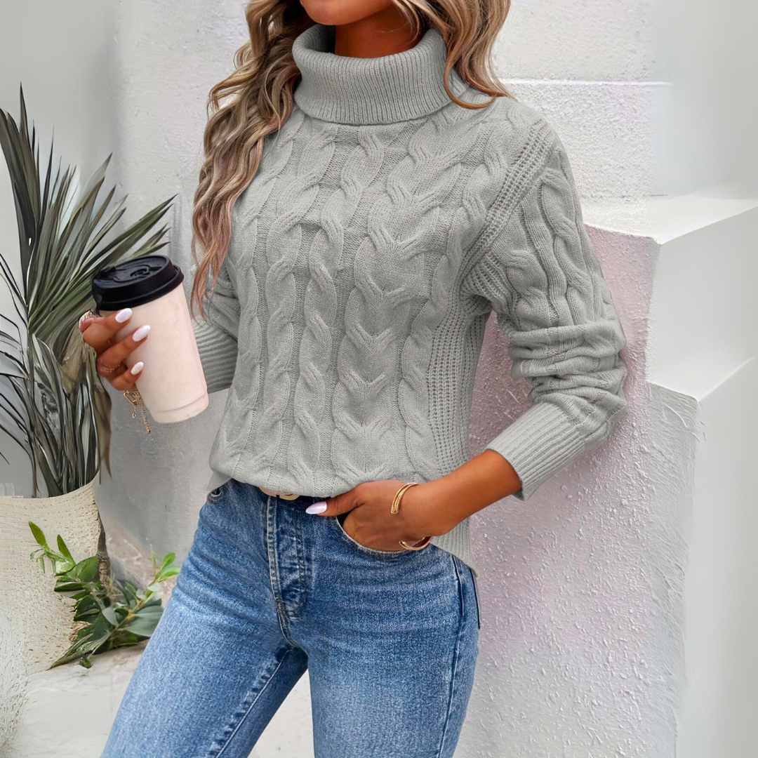 Giulia | Pull à col roulé pour femmes en tricot