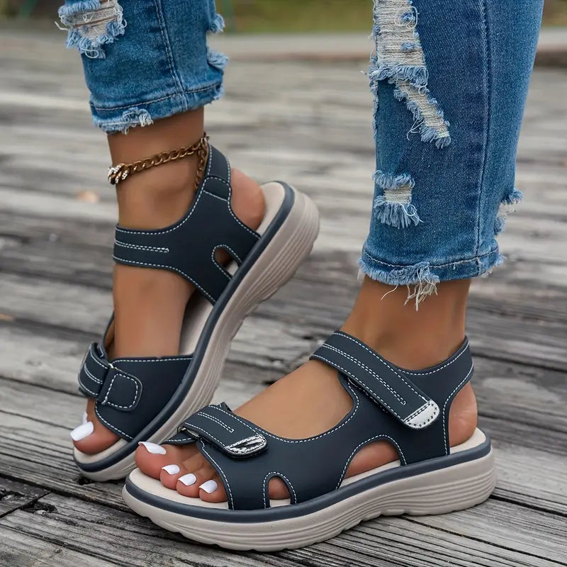 Alia™ - Sandales à Talons Compensés Confortables avec Bride de Cheville