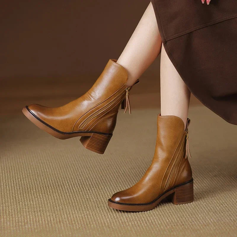 Klara™ – Bottines en cuir
