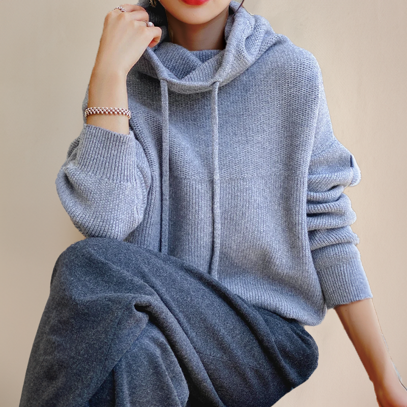 Doris™ - Pull à col roulé en laine mérinos
