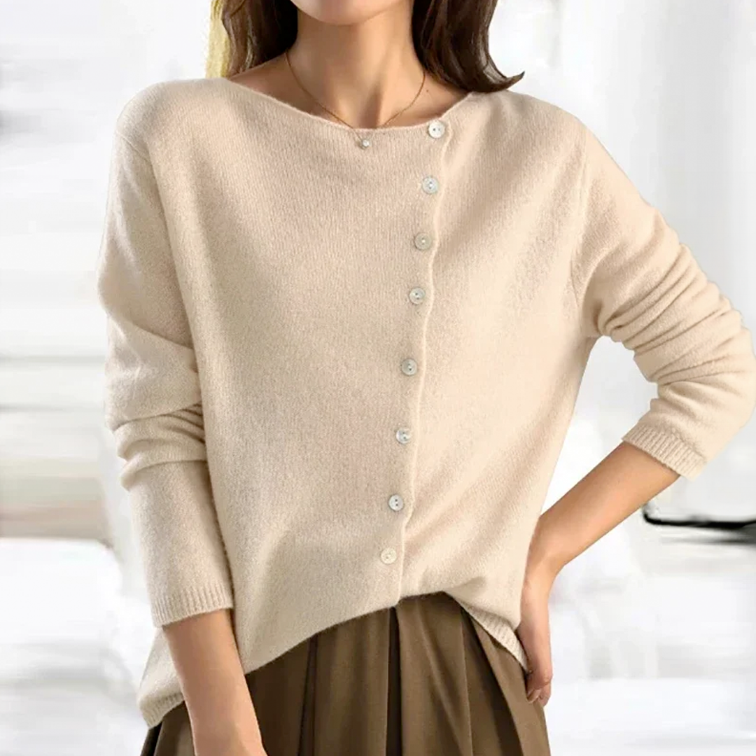 Alfonsa - Élégant cardigan en cachemire